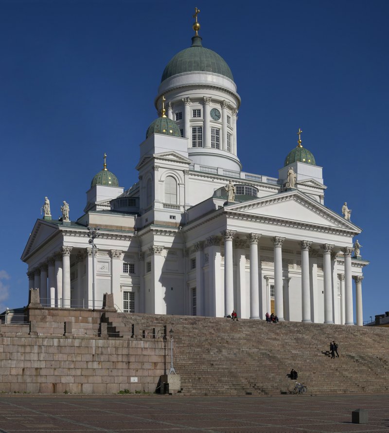 Helsinki Cathedral overlooking Senate Square