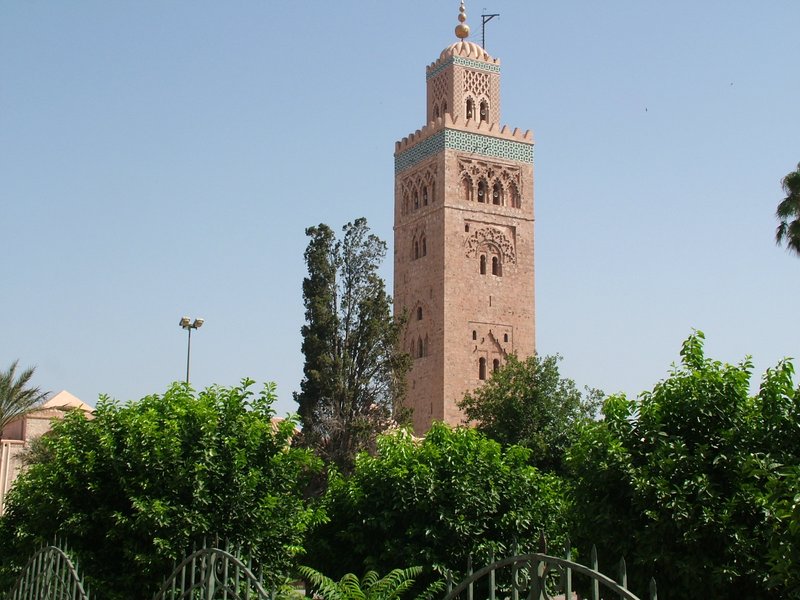 The Koutoubia Mosque and its minaret, Marrakech