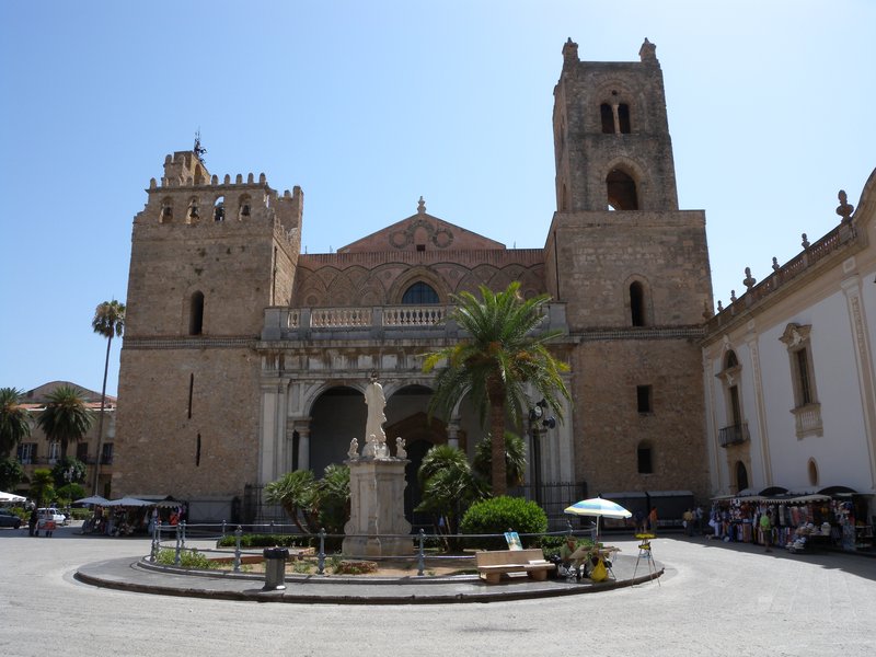 Exterior of Monreale Cathedral, Sicily