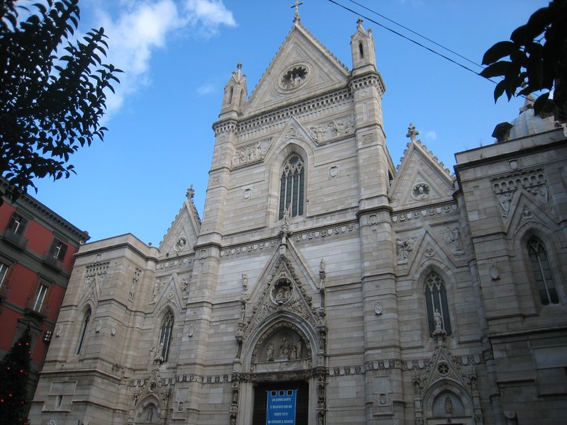 Main facade of Naples Cathedral