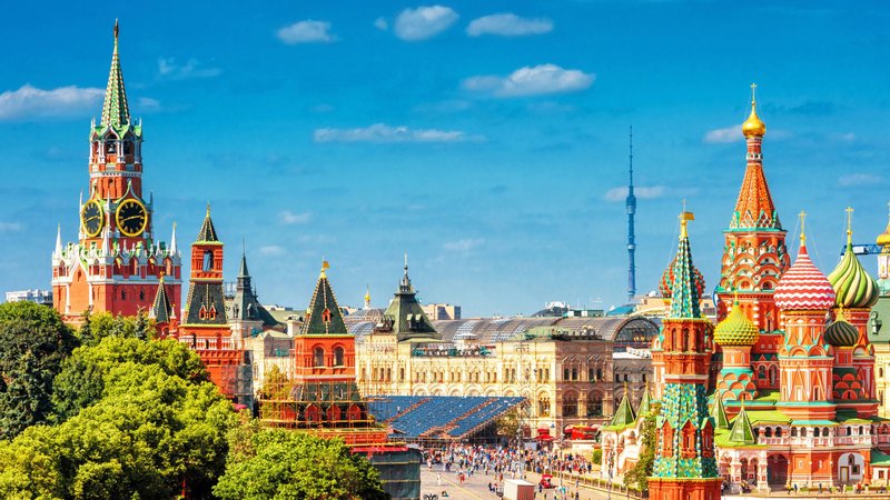 St. Basil's Cathedral on Red Square, Moscow