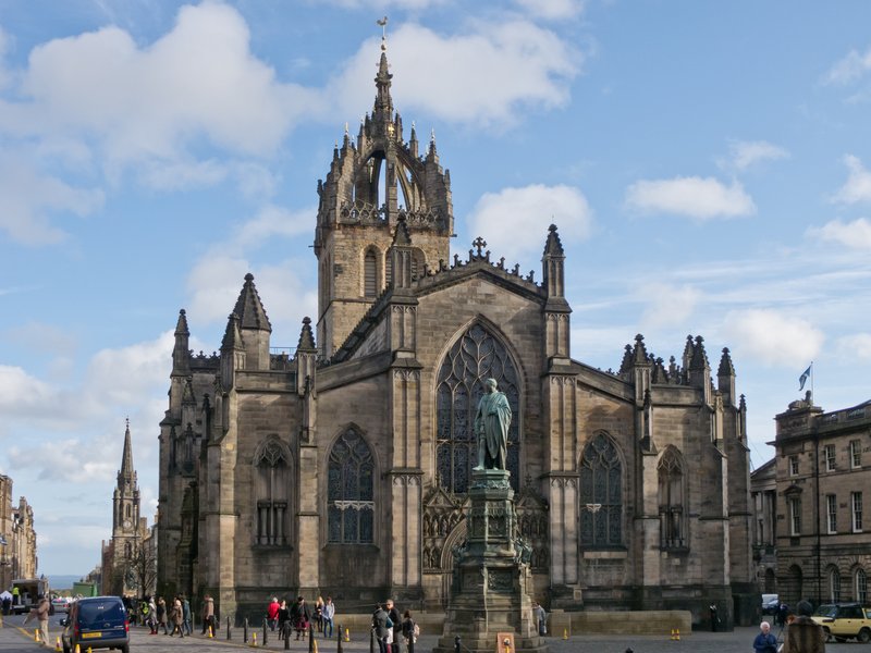 St Giles' Cathedral and its crown steeple, Edinburgh