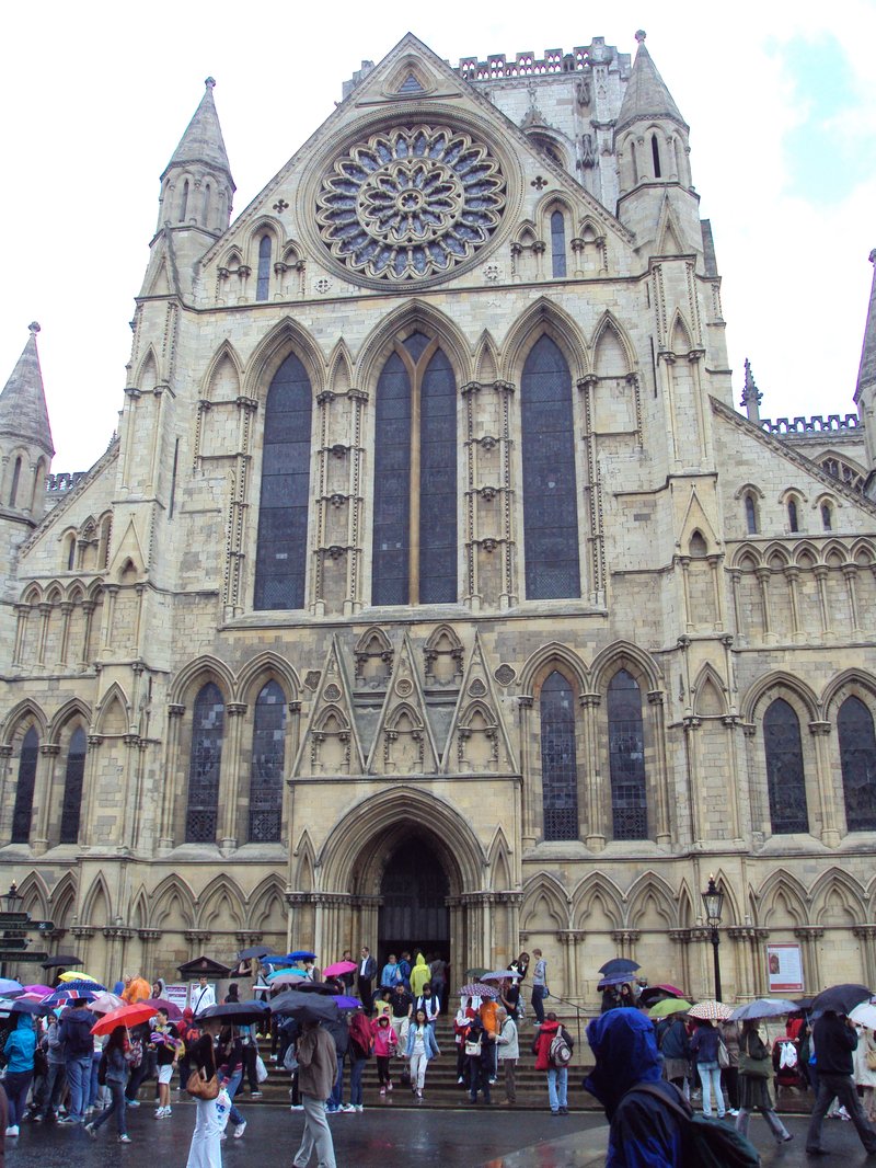 York Minster's Gothic south face, York