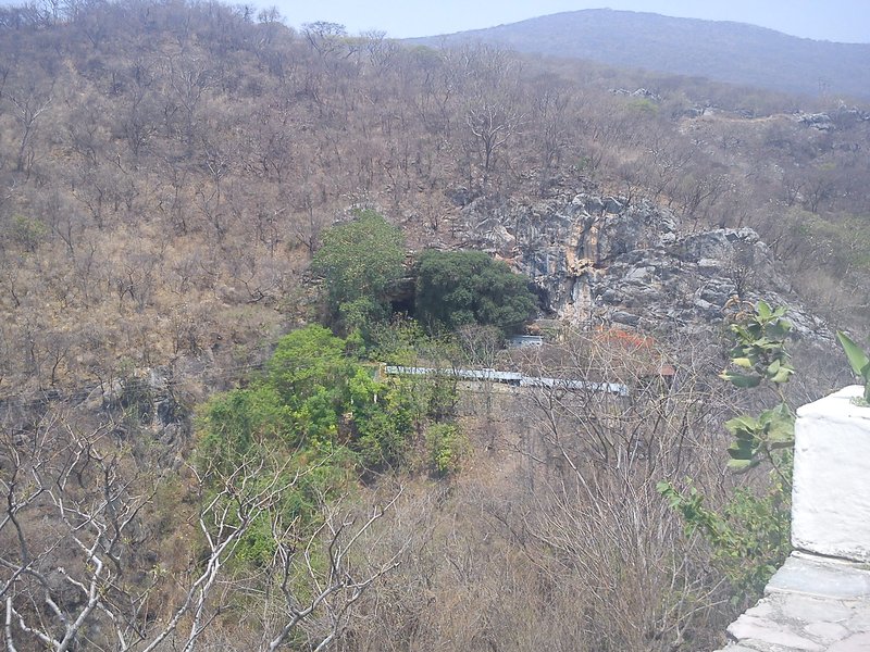 Entrance to the Cacahuamilpa Caverns in Guerrero, Mexico