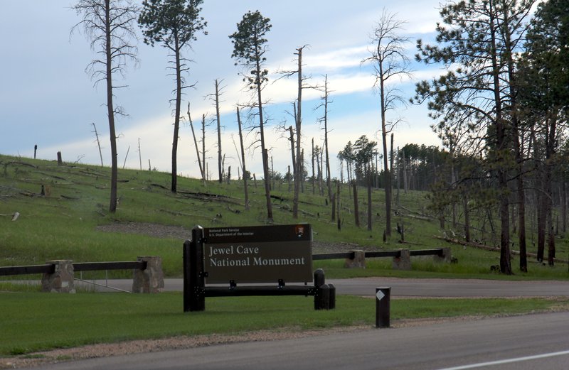 Entrance to Jewel Cave National Monument in the Black Hills