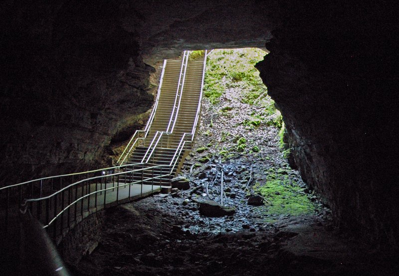 Historic Entrance to Mammoth Cave in Kentucky