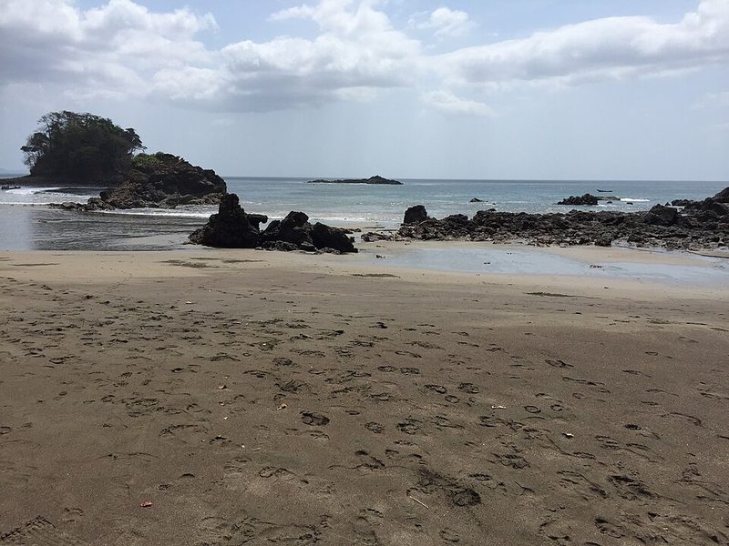 The Pacific Darién coast of Panama near Piñas Bay