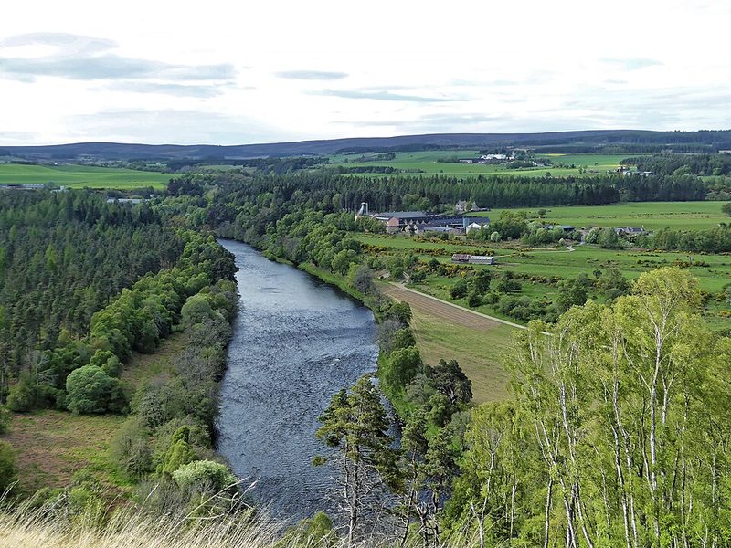 The River Spey running through Moray, Scotland