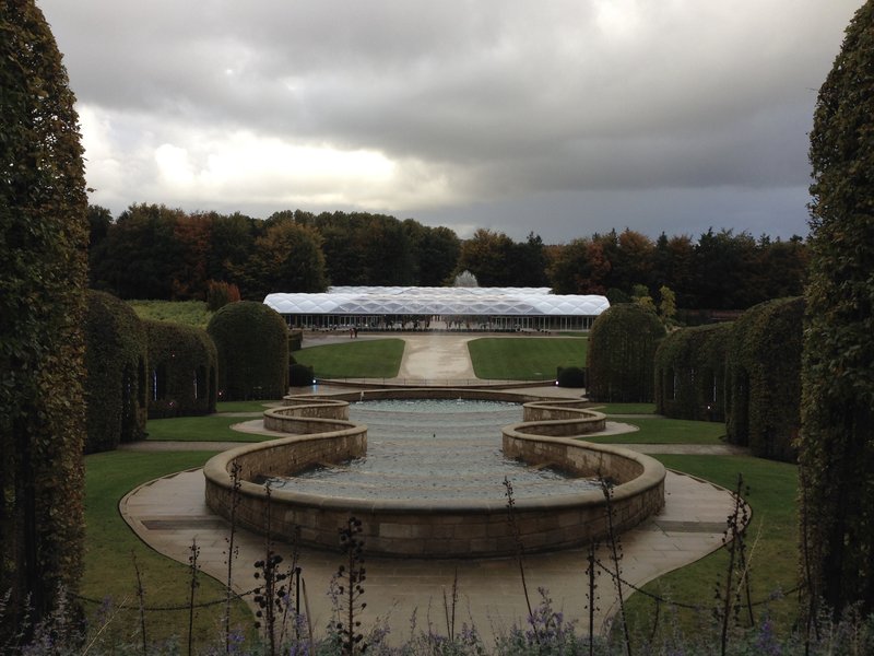 The Grand Cascade water feature at Alnwick Garden