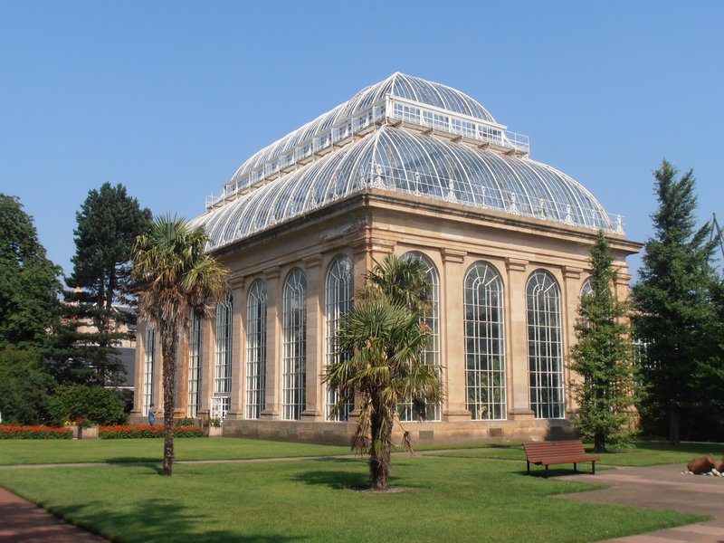 The Palm House glasshouse at the Royal Botanic Garden Edinburgh