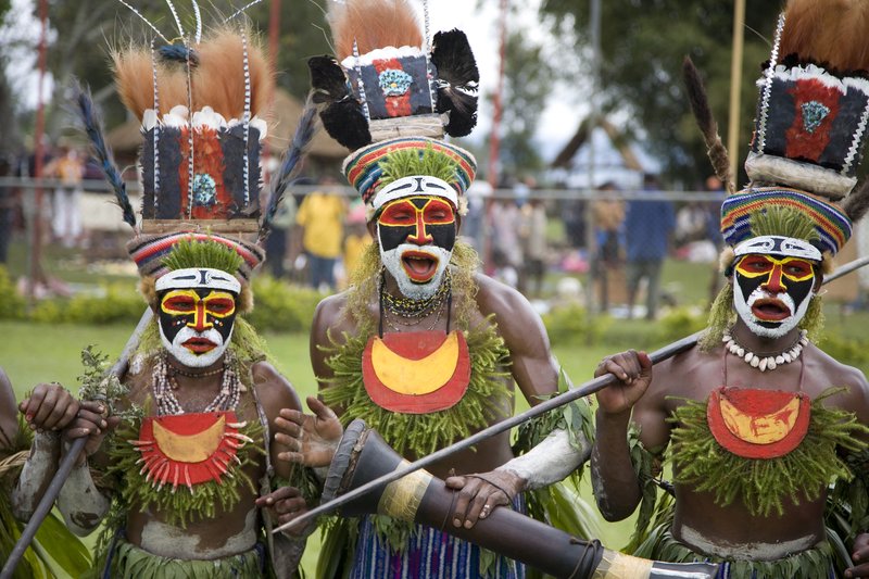 Goroka Show tribal dancers, Papua New Guinea