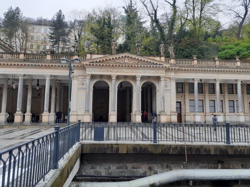 The spa colonnade in Karlovy Vary, Czech Republic