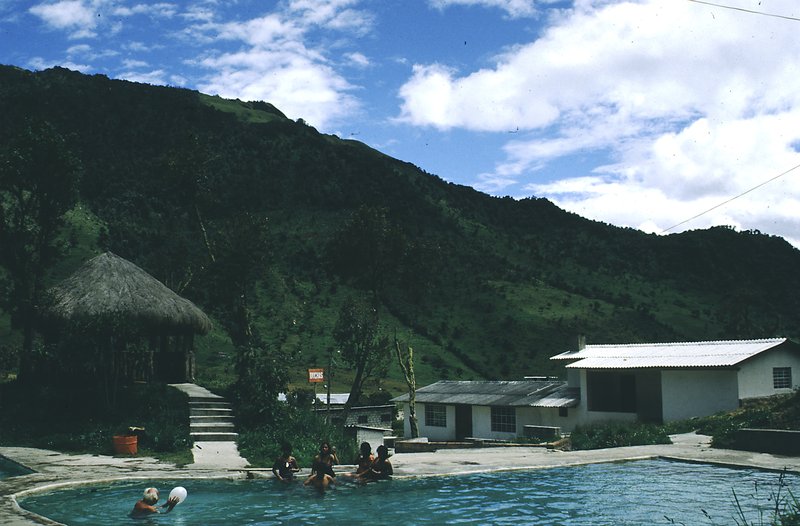 Thermal springs at Papallacta in the Ecuadorian Andes