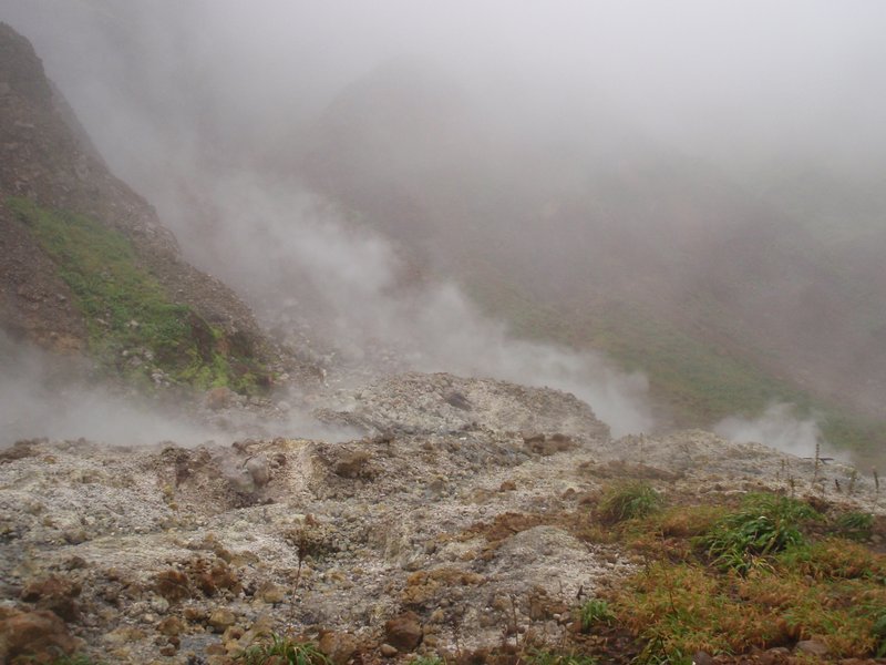Fumaroles in the Valley of Desolation, Dominica