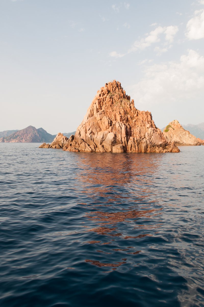 Calanques de Piana coastal cliffs in Corsica