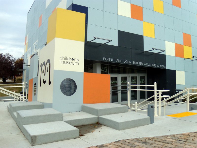 Manitoba Children's Museum entrance at The Forks, Winnipeg