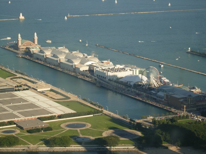 Navy Pier on the Chicago lakefront