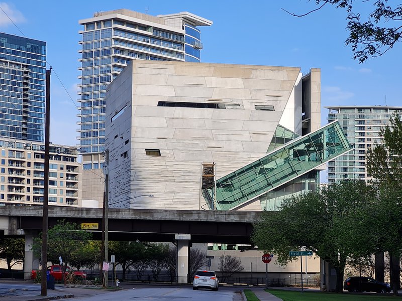 Perot Museum of Nature and Science exterior in Dallas