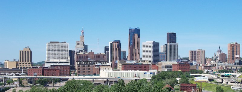 Downtown St. Paul, Minnesota skyline