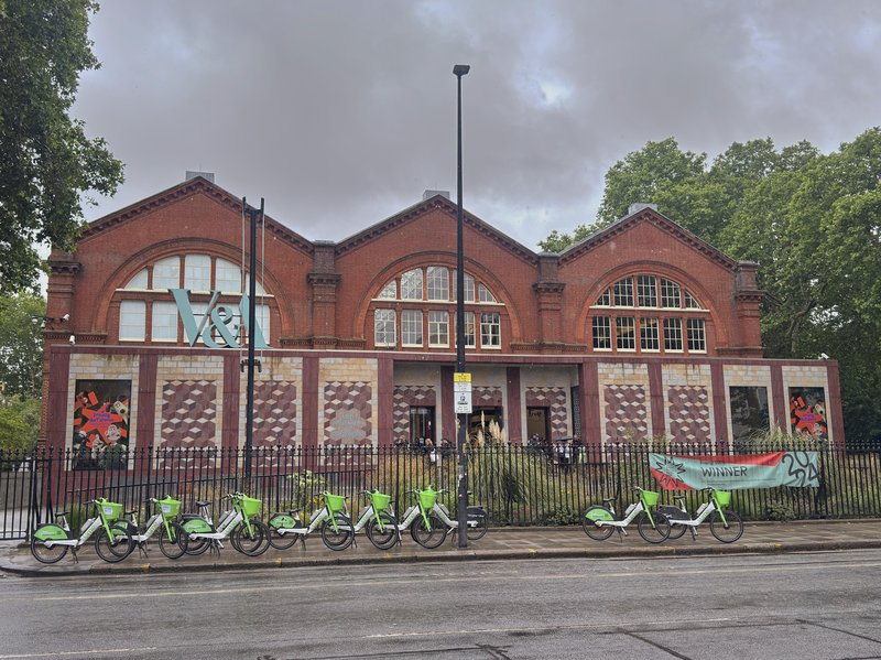 Young V&A museum building exterior in Bethnal Green, London