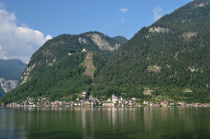 Hallstatt village on Lake Hallstatt
