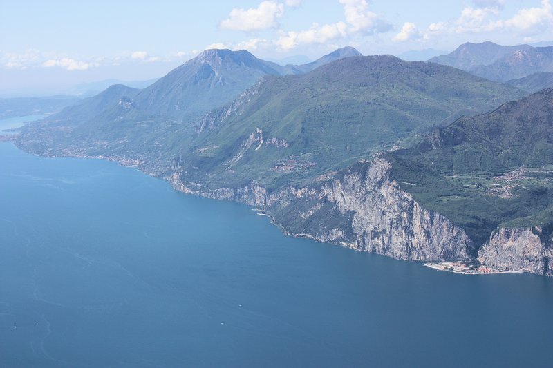 Lake Garda seen from Monte Baldo, northern Italy