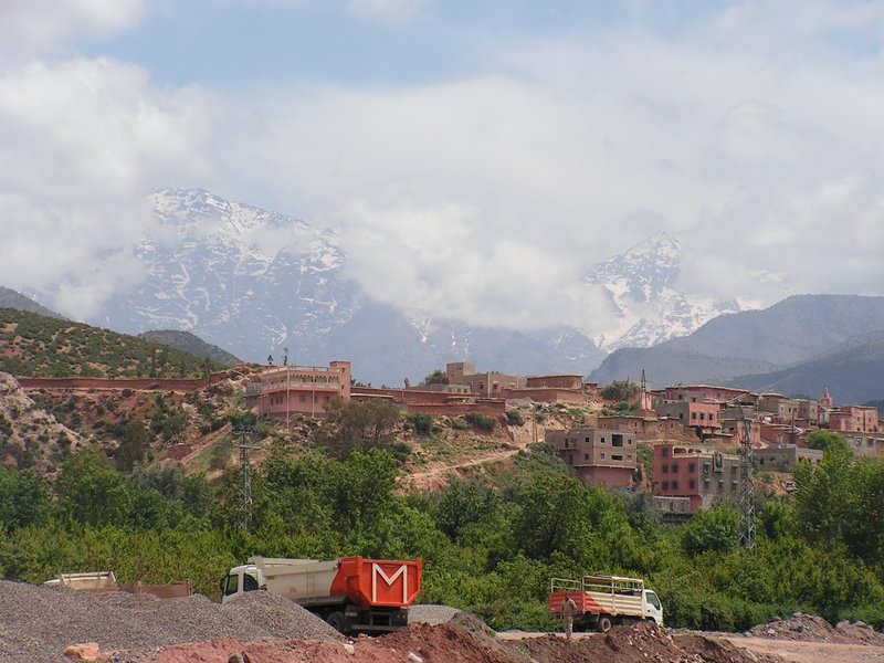 High Atlas Mountains near Asni, Morocco