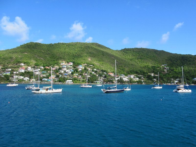 Port Elizabeth and Admiralty Bay on Bequia Island, Saint Vincent and the Grenadines