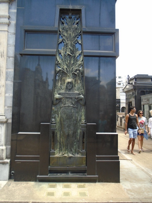 Recoleta Cemetery mausolea in Buenos Aires, Argentina