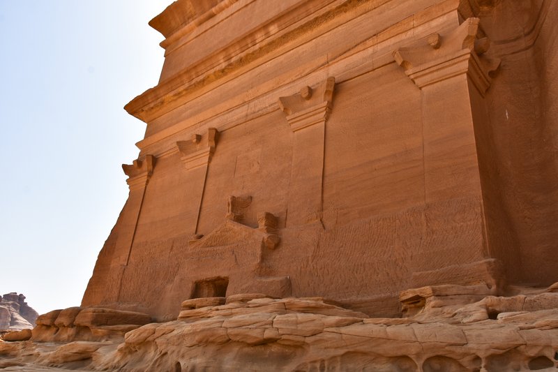 Qasr al-Farid, the "Lonely Castle" rock-cut tomb at Hegra, AlUla
