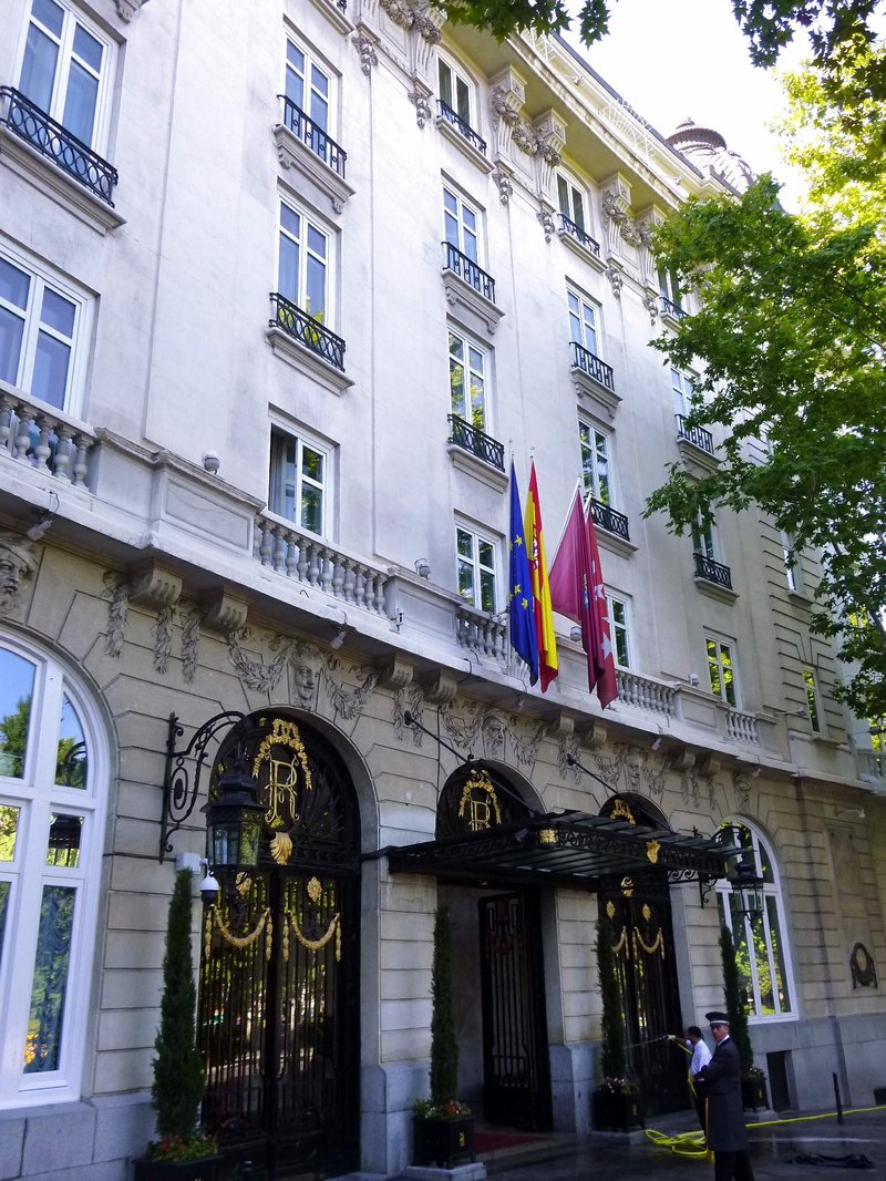 Mandarin Oriental Ritz hotel facade, Madrid