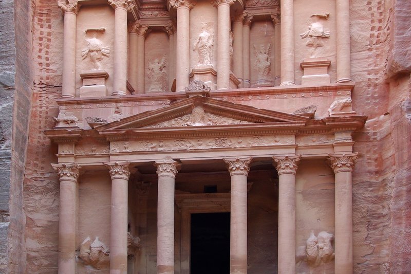 The Treasury (Al-Khazneh) facade, Petra, Jordan
