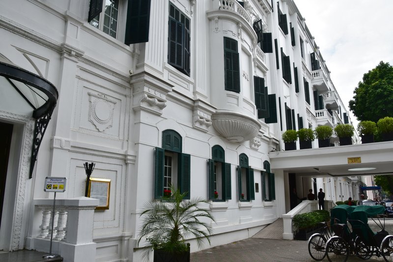 Sofitel Legend Metropole Hotel colonial facade, Hanoi, Vietnam