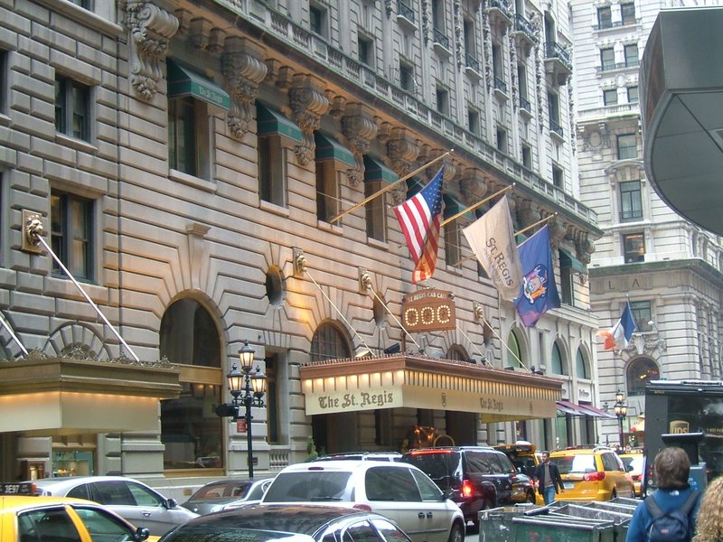 The St. Regis New York, East 55th Street and Fifth Avenue