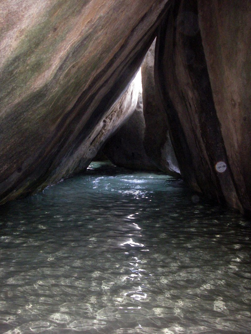 Granite boulder formations at The Baths, Virgin Gorda, British Virgin Islands