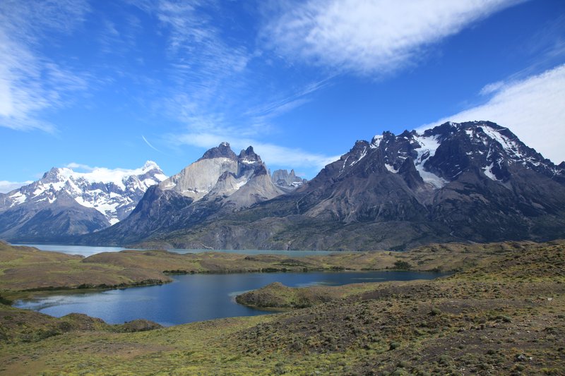 Torres del Paine granite peaks above Lago Nordenskjöld, Chilean Patagonia
