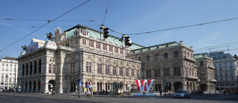 Vienna State Opera facade, Austria