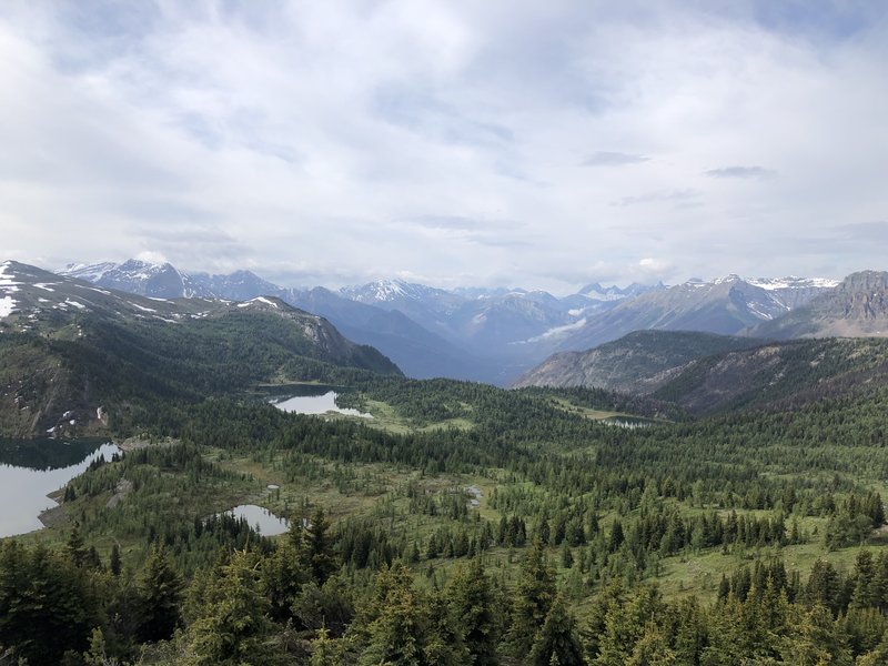 Mount Assiniboine, pyramidal peak on the BC-Alberta border