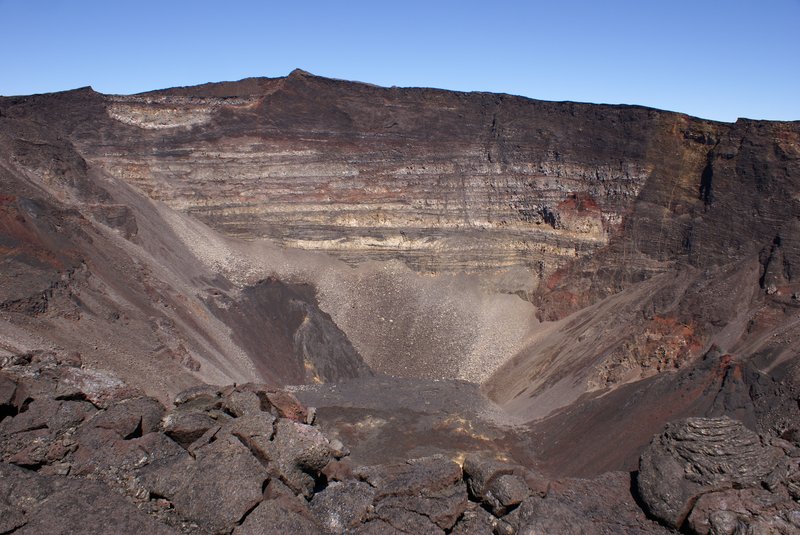 Dolomieu Crater at the summit of Piton de la Fournaise, Réunion