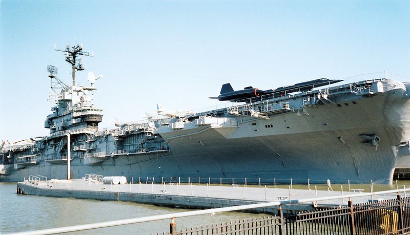 USS Intrepid docked at the Intrepid Sea, Air & Space Museum, New York City