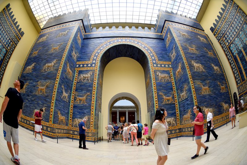Reconstructed Ishtar Gate of Babylon, Pergamon Museum, Berlin