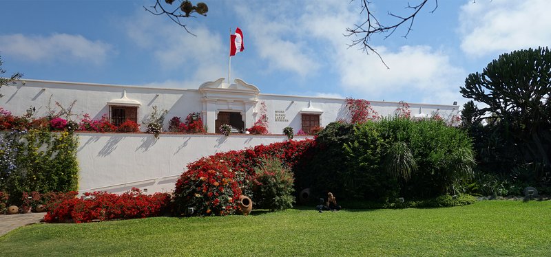 Colonial-era mansion housing Museo Larco, Lima