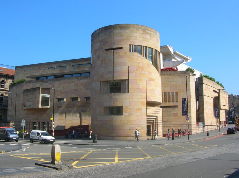 Sandstone-clad Museum of Scotland building, Edinburgh