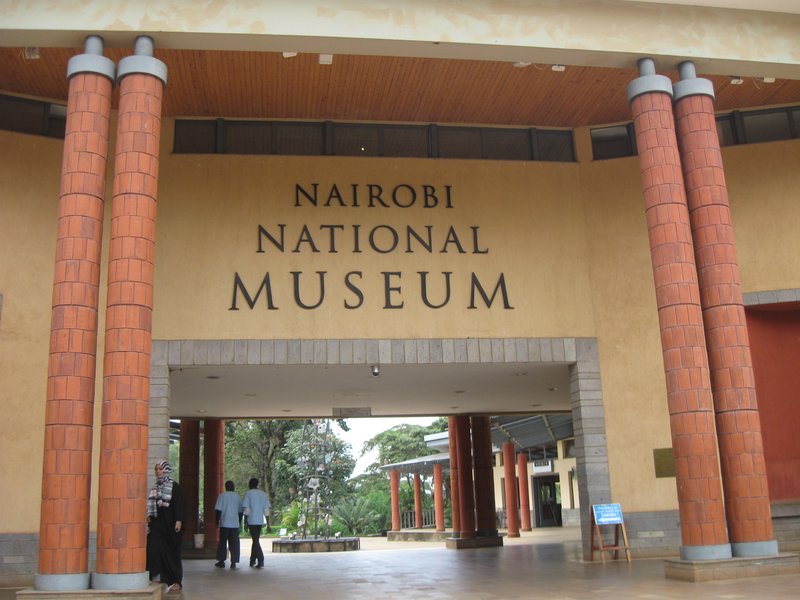 Nairobi National Museum entrance signage