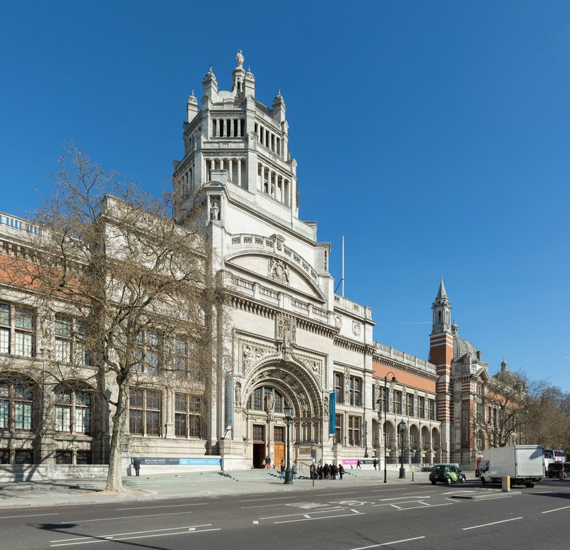 Victoria and Albert Museum entrance, London