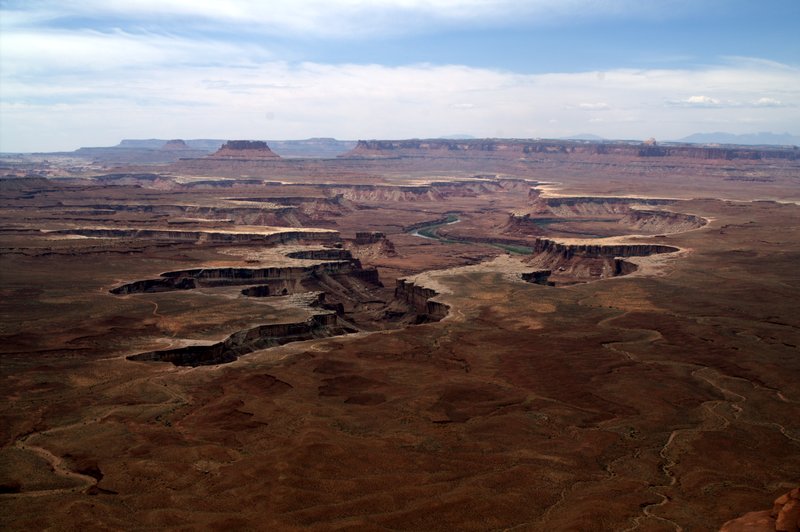 View from Green River Overlook across Canyonlands National Park