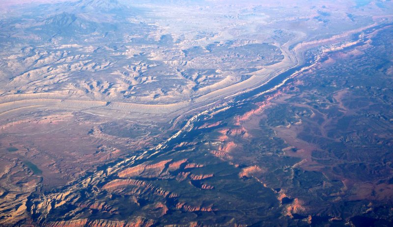 The Waterpocket Fold's colorful sandstone layers in Capitol Reef National Park