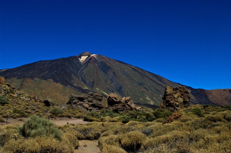 Mount Teide volcano rising above the caldera on Tenerife