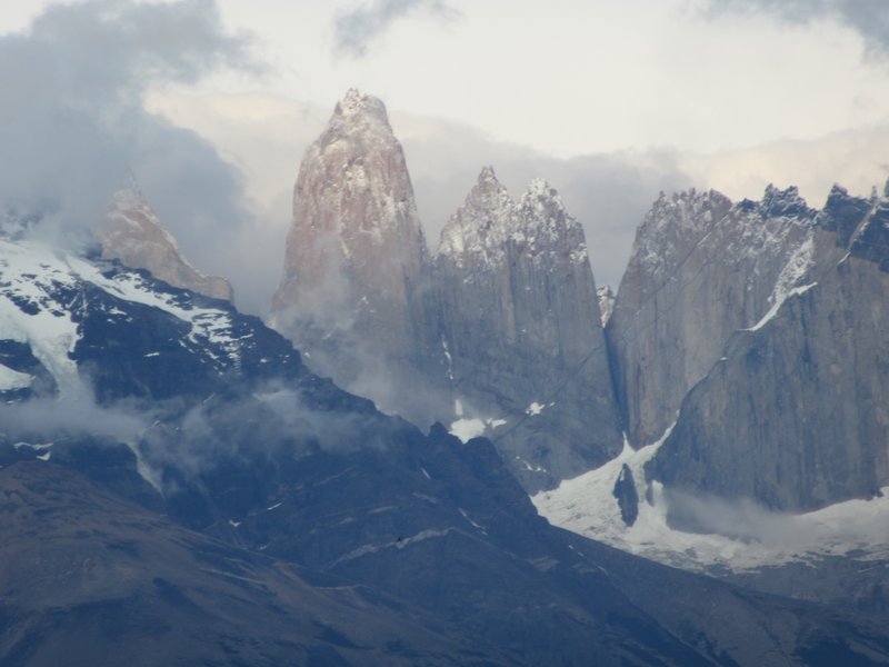 Granite towers of Torres del Paine, Chilean Patagonia