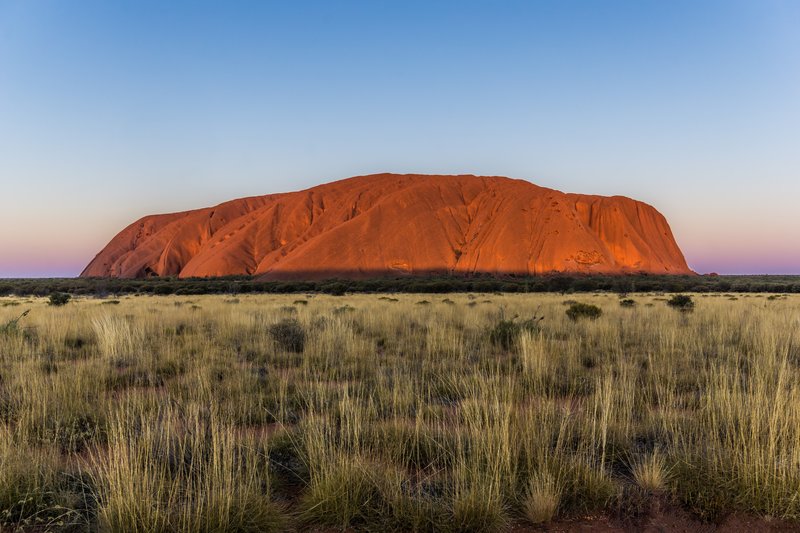 Uluru at sunset, Northern Territory